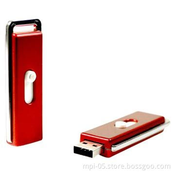Colorful USB flash drive with push button